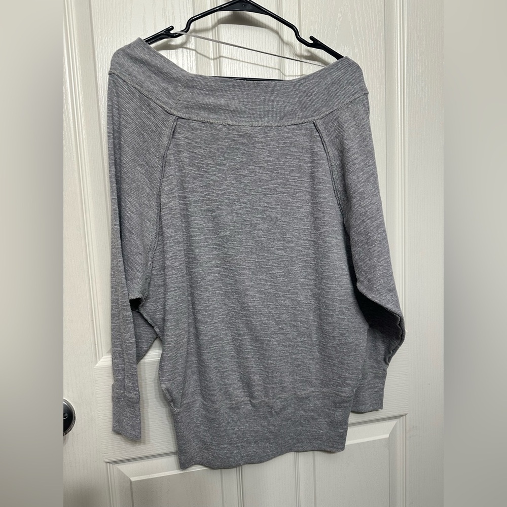 We The Free Light Gray Cowl Neck Sweater - Picture 5 of 5